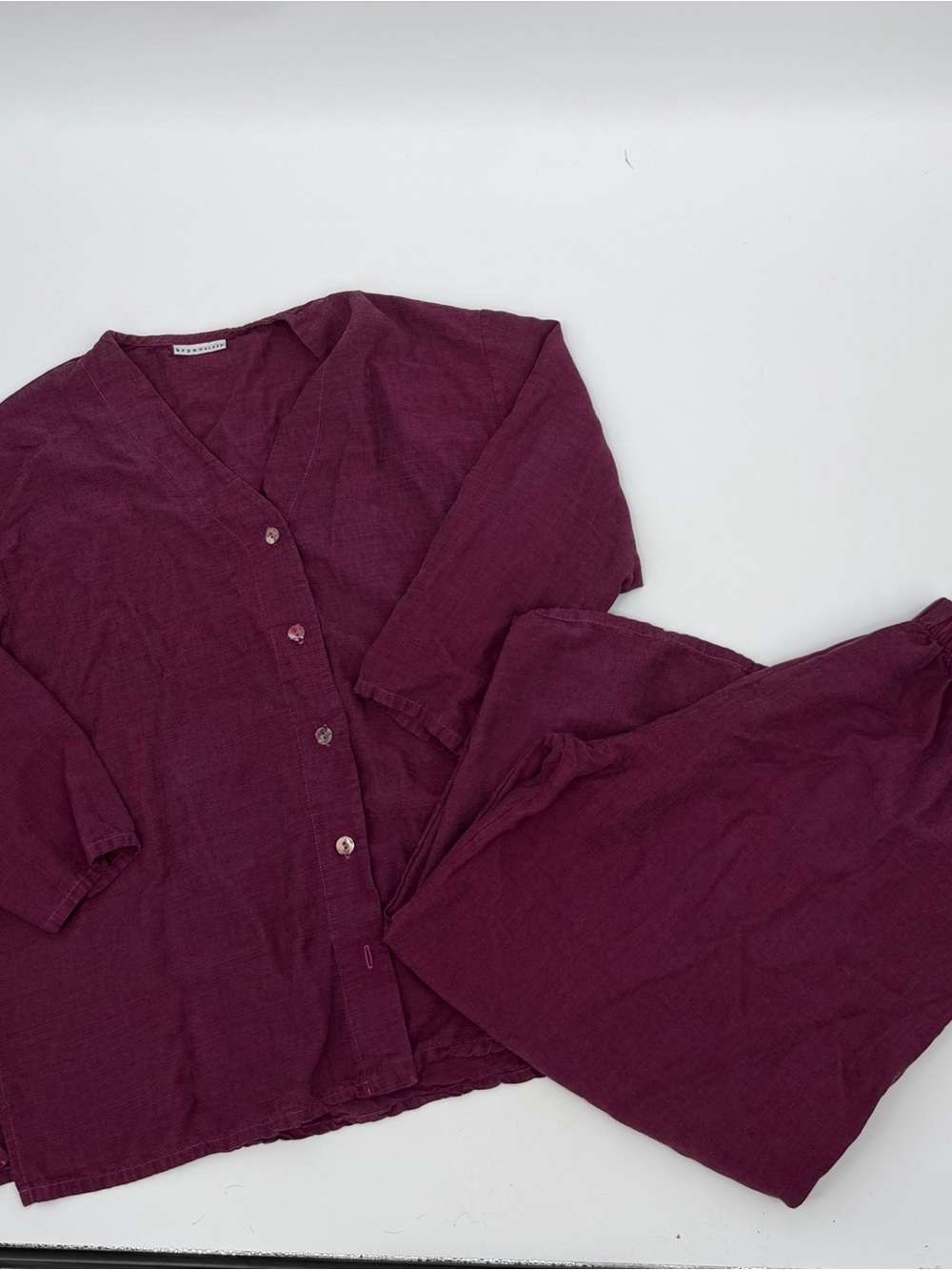💗 Bryn Walker Tencel 2pc Set - Dark Pink - L